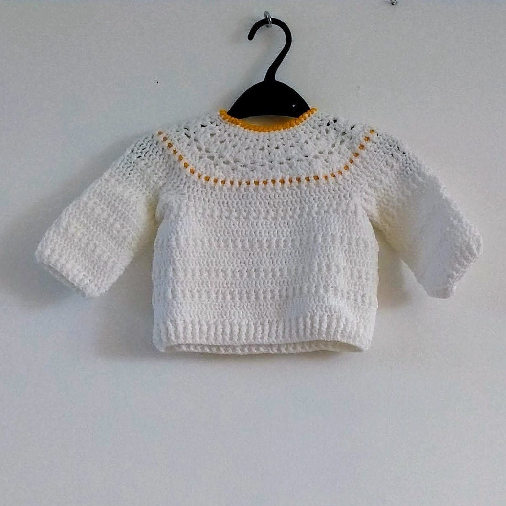 Handmade Baby Girl Set - Marigold Yellow