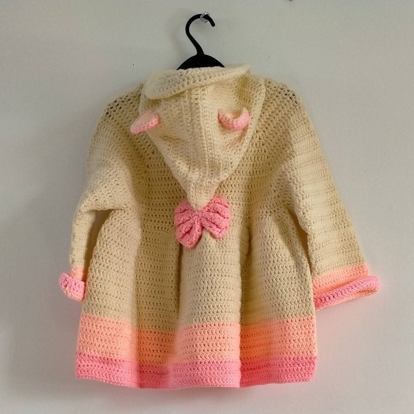 Handmade Toddler Teddy Bear Coat