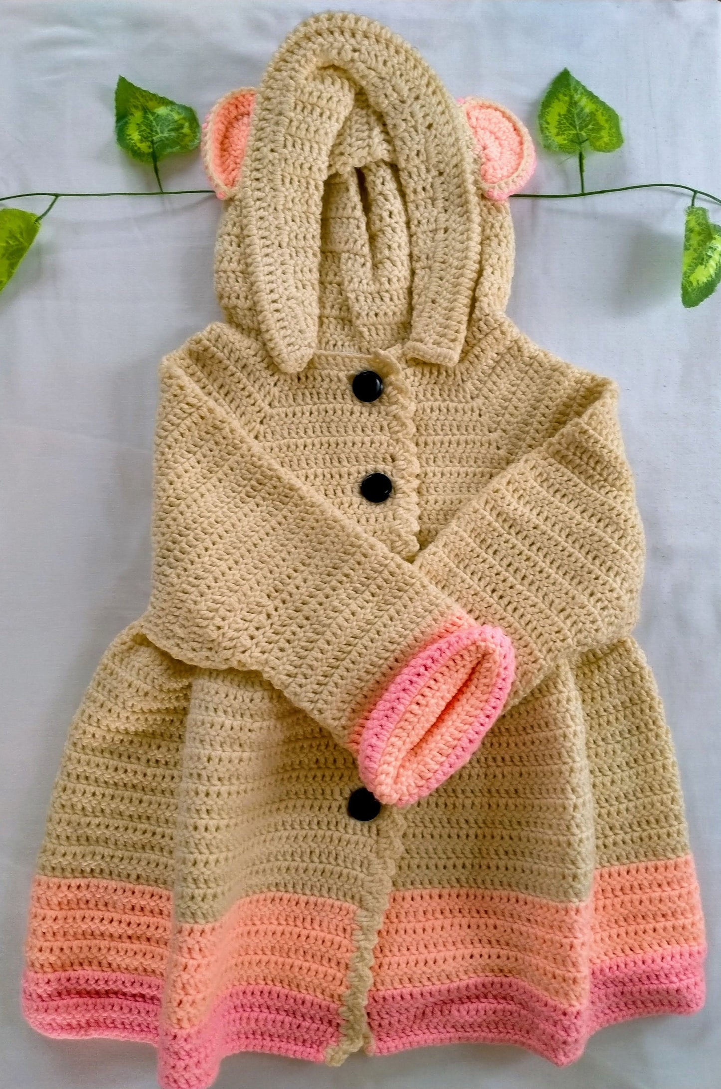 Handmade Toddler Teddy Bear Coat