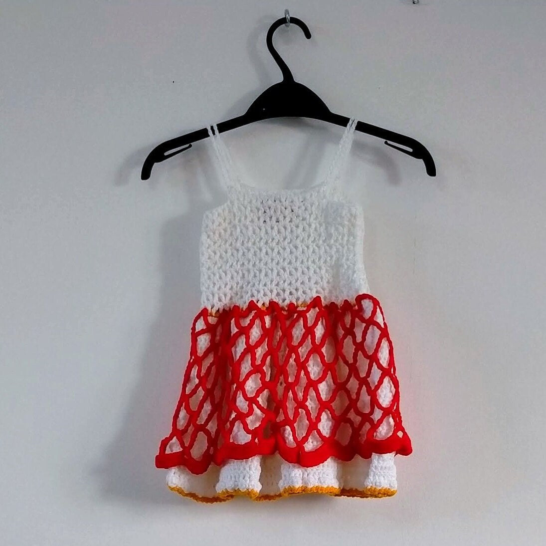 Handmade Scarlett knit Baby Dress