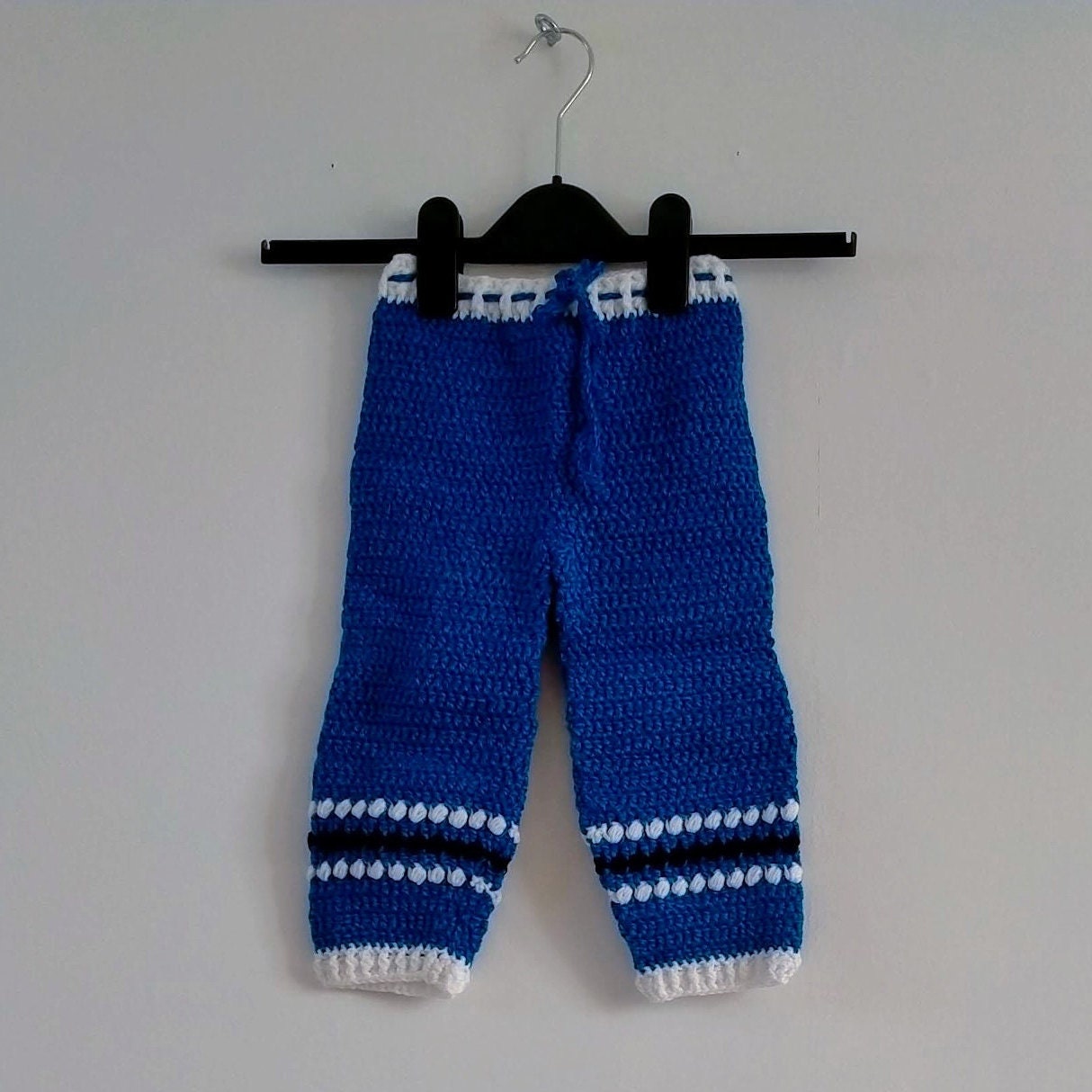 Handmade Two Piece Baby Set - Cobalt Blue