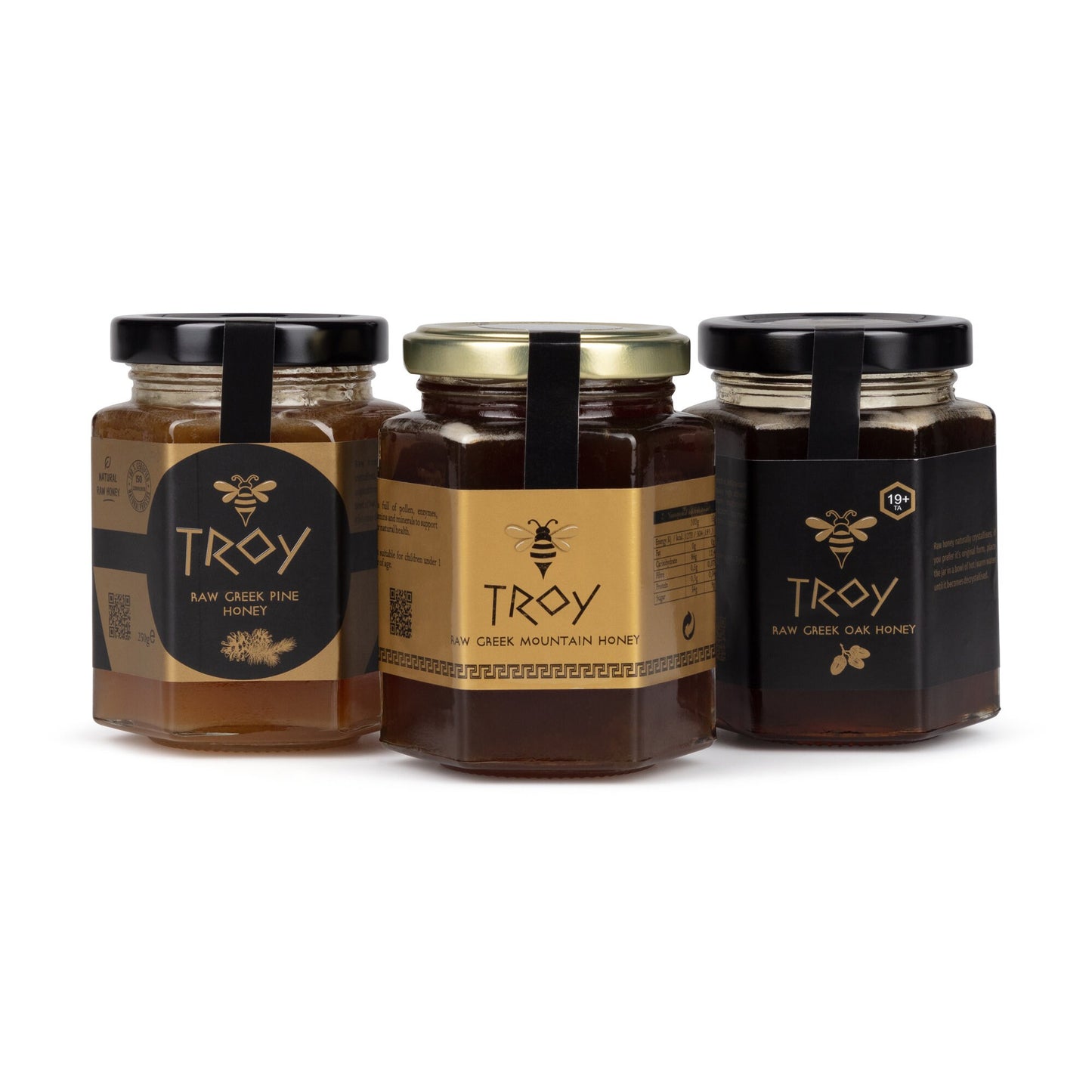 Troy Raw Greek Oak Honey