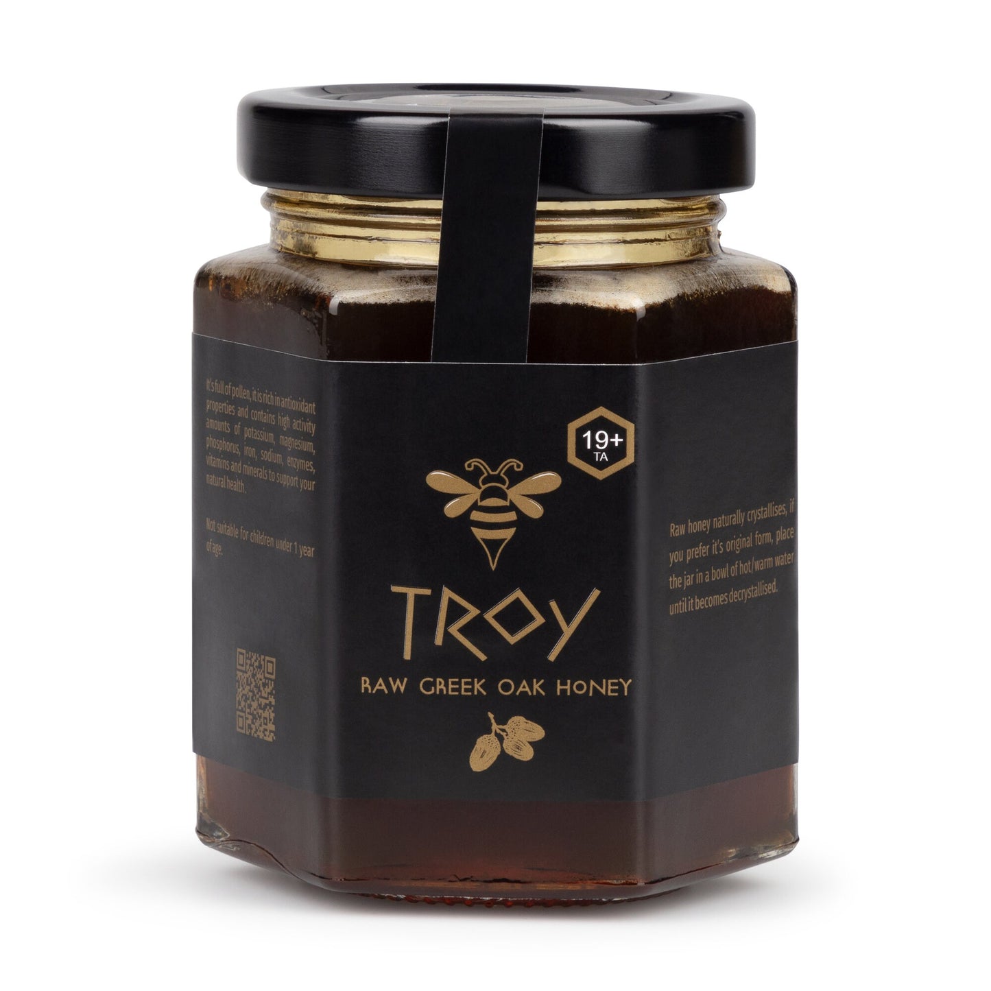 Troy Raw Greek Oak Honey