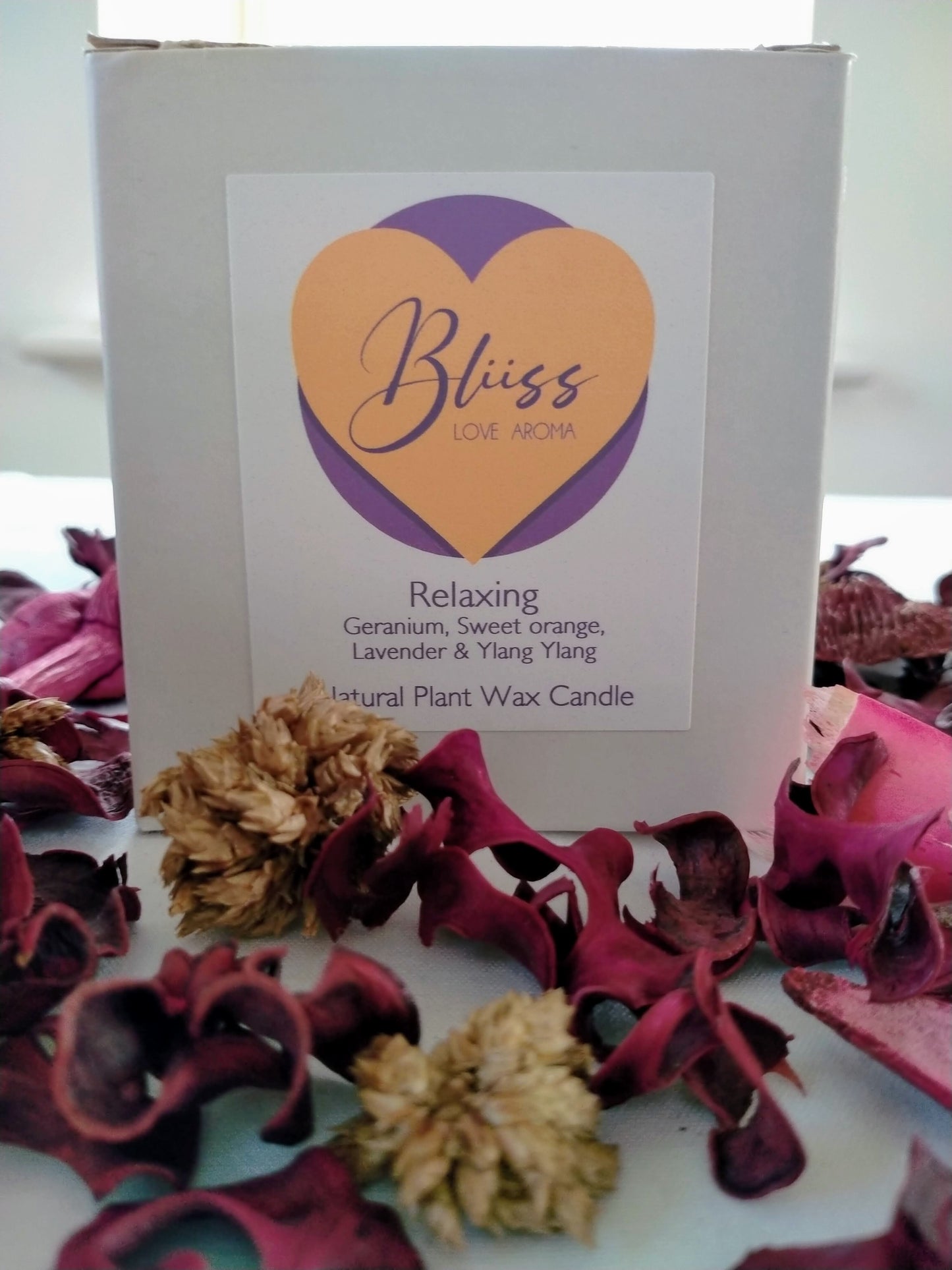 Natural Plant Wax Candle - 180g Amber Glass Candle Range